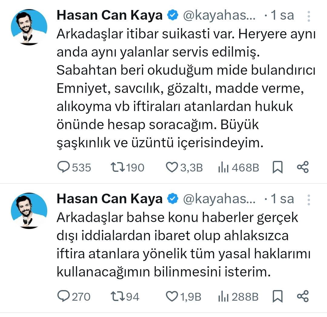 Hasan Can Kaya’dan Kadını Zorla ‘Alıkoyma’ İddialarına Yanıt!