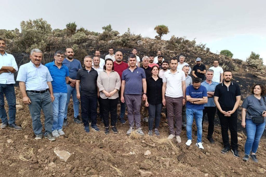 TTB ve Tabip Odaları, Çınar-Mazıdağı Yangın Bölgesinde İncelemelerde Bulundu