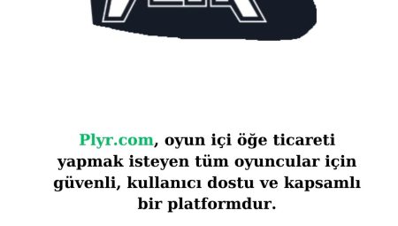 Plyr.com, birçok farklı oyun kategorisinde dijital öğeler alıp satma imkanı sunar